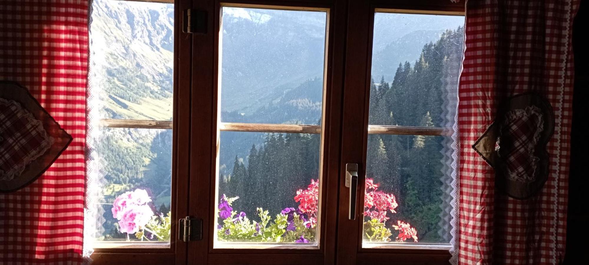 Desalpes Appartement Saxeten Buitenkant foto